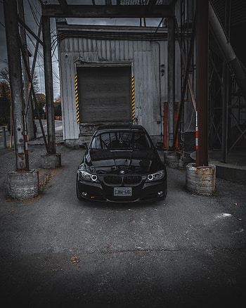 Garage, Bmw, Cars, Car, Front View HD phone wallpaper
