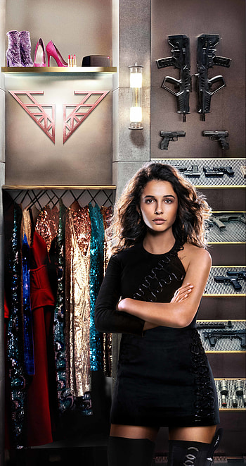 Naomi Scott, Charlie's Angels, action movie HD phone wallpaper