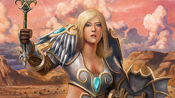 White Knight, knight, girl, white, warrior HD wallpaper