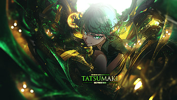 Tatsumaki Cinematic, Tatsumaki (One-Punch Man), Green Anime HD wallpaper