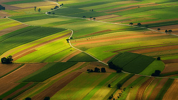 Aerial farm view, Beautiful landscapes, Countryside beauty, Farm scenery HD wallpaper