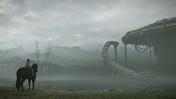 Shadow of the Colossus, Promotional art, Gaming delight, Artistic brilliance HD wallpaper