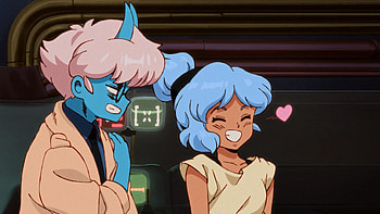 Orbitals: Retro Anime — Video Game Neon Romance, Video Game, Retro Anime HD wallpaper