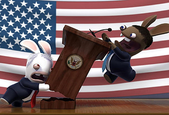 Lapins Crétins, game, video HD wallpaper