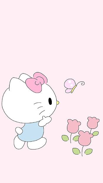 Hello Kitty, Easter , Springtime celebration, Pastel colors HD phone wallpaper