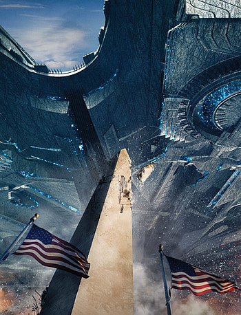 Independence Day Resurgence, Landmarks destroyed, Epic posters, Devastation HD phone wallpaper
