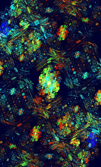 Abstract, Multicolored, Motley, Pattern, Fractal, Stains, Spots HD phone wallpaper