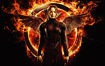 The Hunger Games, Dystopian adventure, Compelling computer , Thrilling storyline HD wallpaper