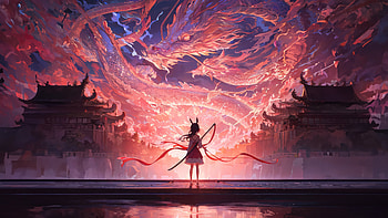 Dragon Of Dusk, dragon, ai, artist, artwork, digital-art HD wallpaper