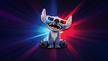 Lilo And Stitch Real D 3d Poster, lilo-and-stitch, movies, animated-movies, 2025-movies, disney, stitch HD wallpaper