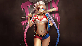 Arts sensuality-sensual-sexy-woman-girl-art-comics-Harley. î¢¸. . î¡½. Suicide Squad 2016 Jared Leto Joker HD wallpaper