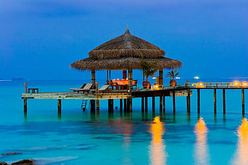maldives, blue, sea, heaven, beaches, paradise, beautiful, nature HD wallpaper