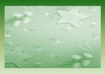Green Stars, flowers, stars, border, green HD wallpaper