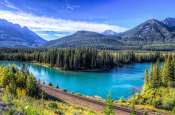 Landscape, Nature, Mountains, Lake HD wallpaper