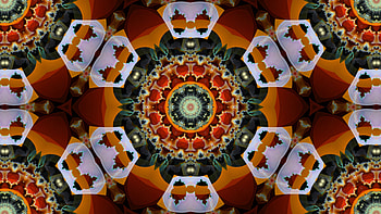 Abstract, Form, Fractal, Forms, Round, Kaleidoscope HD wallpaper