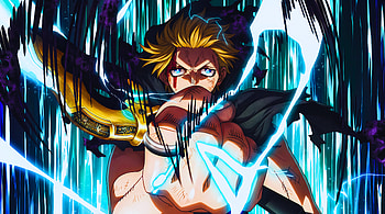 Fire Force - Arthur Boyle With Speed and Lightning Effect, Fire Force, Arthur Boyle, Lightning, Anime HD wallpaper