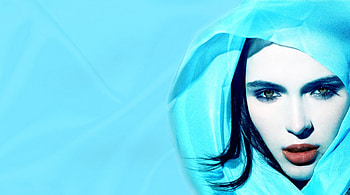 Fashion Style, style, lipstick, brunette, face, lips, handkerchief HD wallpaper