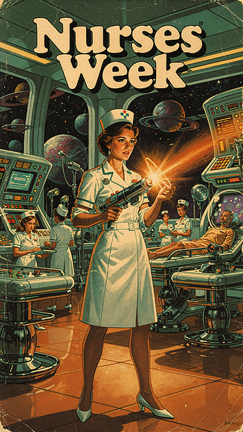 Cosmic Care: Nurses Week , Sci Fi, Space Station HD phone wallpaper