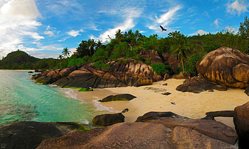 Seychelles beach, 2000x1200 , background , Coastal bliss HD wallpaper