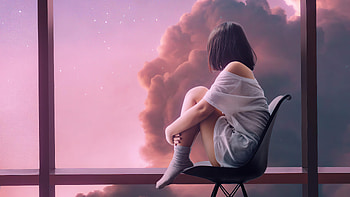 Chill Day, alone, artist, artwork, digital-art, deviantart HD wallpaper