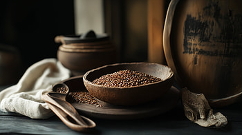 Flax Seed Beauty: A Stunning Ultra, flax seed, Seeds, kitchen, still life HD wallpaper