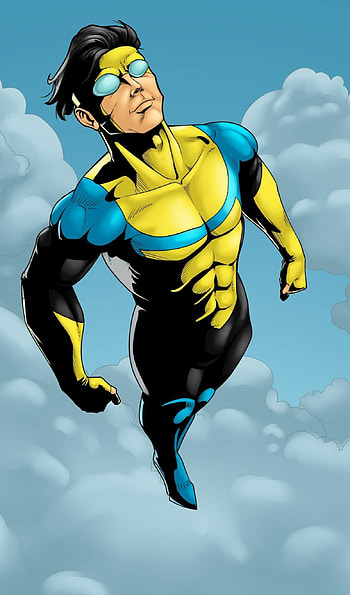 Invincible, Action-packed animation, Superhero origins, Battle for justice HD phone wallpaper