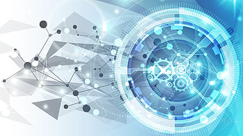 Watchworks Technology, blue, gears, watch, glow, techno, Firefox Persona theme HD wallpaper