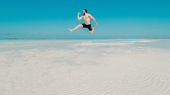 Jakob Owens, Jumping HD wallpaper
