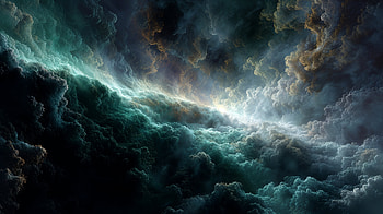Ethereal Cloudscape —, Nebula, Space HD wallpaper