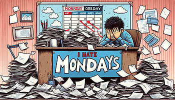 I Hate Mondays, monday, stress, office HD wallpaper