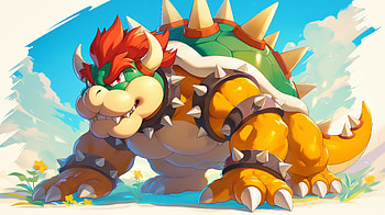 Bowser - Epic Gaming Background, Bowser, video game, cartoon, Nintendo HD wallpaper