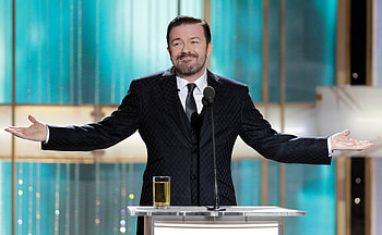 Ricky Gervais, Golden Globes return, Hosting duties, Memorable moments HD wallpaper