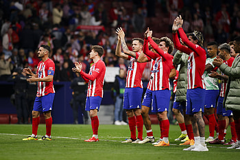 Atlético Madrid UEFA Champions League Celebration, soccer, Atlético Madrid, UEFA Champions League HD wallpaper