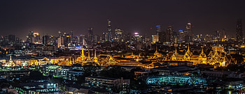 City Lights, Cities, Night City, Thailand, Palace, Bangkok HD wallpaper
