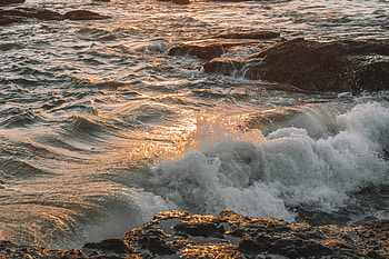 Nature, Water, Waves, Rocks, Ocean, Spray HD wallpaper