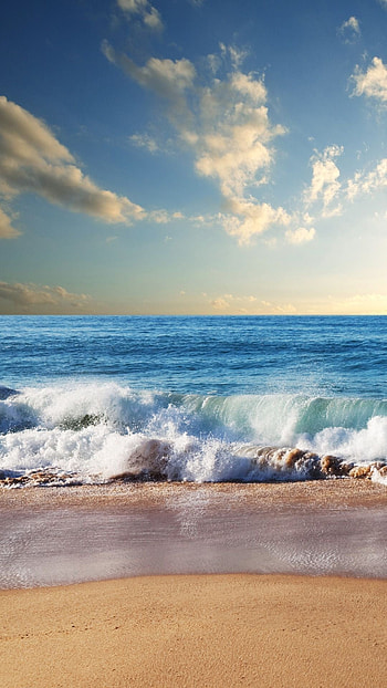 California, Coast , Serene beach views, Ocean waves HD phone wallpaper