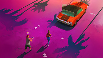 Neon Heat Gta Vi, gta-6, gta-vi, gta, rockstar, games, xbox-games, ps5-games, pc-games, 2026-games, video-games, artwork, art, digital-art, artstation HD wallpaper