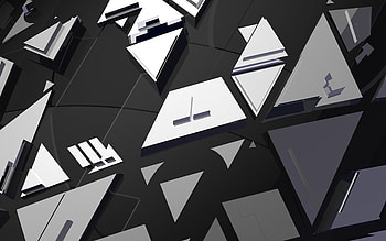 Dark Mirrors Abstract , abstract, dark, artist, artwork, digital-art, deviantart HD wallpaper