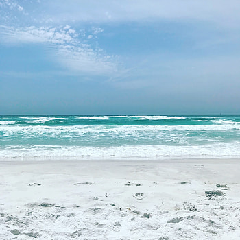 Sand, sunny day, beach, blue sea, tropical HD phone wallpaper