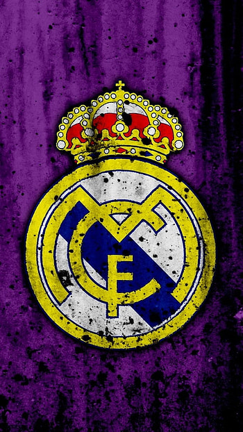 Real Madrid, Purple Background HD phone wallpaper