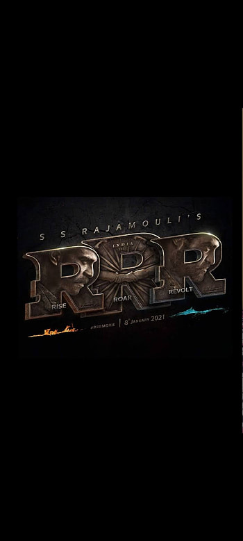 RRR LOGO, ajay devgn, alia bhat, movie, ram charan, kollywood, india, jr ntr, Bollywood, bahubali, Tollywood, rajamouli, movie , mollywood, revolt, roar, international, rise, indian HD phone wallpaper