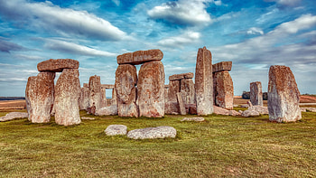 Stonehenge, Autumn in England, Scenic beauty HD wallpaper