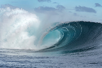 Surf in Tahiti, nature, tahiti, wave, ocean HD wallpaper