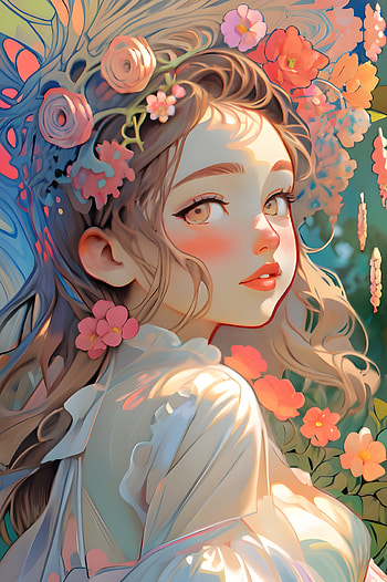 TIta, garden, Anime, flower HD phone wallpaper