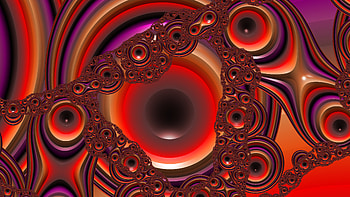 Trippy Psychedelic Fractal, trippy, psychedelic, aesthetic, Abstract, fractal HD wallpaper