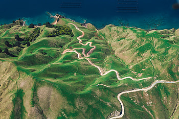 Nature, View From Above, New Zealand, Ocean, Island, Durville HD wallpaper