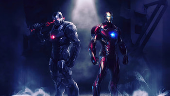 Adventures With Iron Man And War Machine, iron-man, war-machine, superheroes, artwork, artist, art, digital-art HD wallpaper