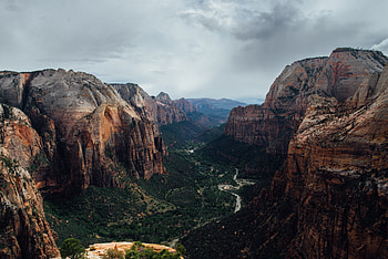 Landscape, sky, nature, mountain HD wallpaper