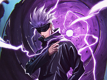 Satoru Gojo, Satoru Gojo, Anime, Jujutsu Kaisen HD wallpaper