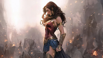 Wonder Woman The Protector, wonder-woman, superheroes, artwork, ai, digital-art HD wallpaper